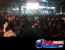 Wali Kota Langsa Nobar Semifinal Piala Dunia Inggris vs Argentina Bersama Masyarakat di Videotron Lapangan Merdeka