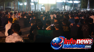 Wali Kota Langsa Nobar Semifinal Piala Dunia Inggris vs Argentina Bersama Masyarakat di Videotron Lapangan Merdeka