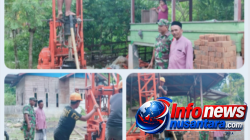 Air Bersih Jadi Harapan, Satgas TMMD ke-129 Kodim 0102/Pidie Mulai Bor Sumur di Dayah Babul Ula Almunawarah