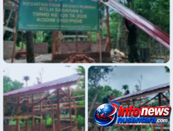 Dari Rumah Reyot Menuju Hunian Layak, Rehab RTLH Ibu Rabumah Kini Memasuki Tahap Pemasangan Atap