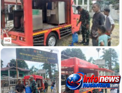 Hadirkan Air Minum Gratis, Dandim 0102/Pidie:Kehadiran Satgas TMMD Harus Mampu Mengatasi Kesulitan Rakyat”