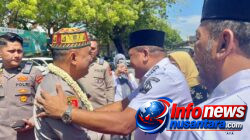 Kapolda Aceh Silaturahmi Dengan Pemda Bireuen, Disambut Peusijuk di Pendopo Bupati