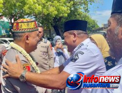 Kapolda Aceh Silaturahmi Dengan Pemda Bireuen, Disambut Peusijuk di Pendopo Bupati
