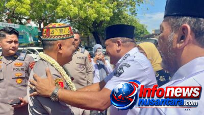 Kapolda Aceh Silaturahmi Dengan Pemda Bireuen, Disambut Peusijuk di Pendopo Bupati