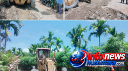 Alat Berat Beroperasi Penuh, Satgas TMMD Ke-129 Genjot Pengerasan Jalan Pertanian di Lhok Panah