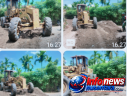 Hari Ke-9 TMMD Ke-129, Pengerasan Jalan Pertanian Kodim 0102/Pidie Capai 60 Persen