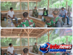 Pastikan Pelaksanaa Berjalan Optimal dan Efesien , Dansatgas TMMD ke -129 Kodim 0102/Pidie Pimpin Briefing dan Koordinasi Lapangan