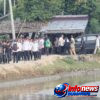 Kapolres Pidie Jaya Tinjau Rekonstruksi Lokasi Tambak di Pidie Jaya Bersama Sekjen KKP 