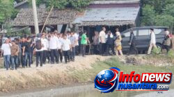 Kapolres Pidie Jaya Tinjau Rekonstruksi Lokasi Tambak di Pidie Jaya Bersama Sekjen KKP 