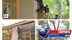 Rumah Impian Rabumah Amin Mulai Terwujud, Rehab RTLH TMMD ke-129 Kodim 0102/Pidie Tembus 51 Persen