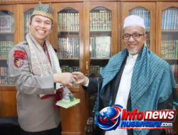 Kapolres Pidie Jaya Silaturahmi dengan Ulama Kharismatik Aceh