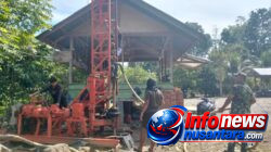 Satgas TMMD ke-129 Kodim 0102/Pidie Genjot Pengeboran Sumur Bor di Dayah Balul Ula Al-Munawarah