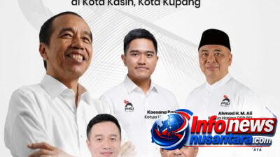 Ketua DPD PSI Rote Ndao: Kunjungan Jokowi ke NTT Mencerminkan Kedekatan Seorang Negarawan dengan Rakyat