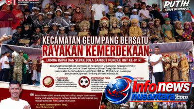 Kecamatan Geumpang Bersatu Rayakan Kemerdekaan: Lomba Rapai dan Sepak Bola Sambut Puncak HUT ke-81 RI
