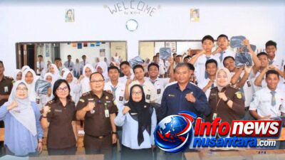 Kejati Sumut Sapa Pelajar SMA Negeri 2 Percut Sei Tuan, Serukan Gerakan Anti Narkoba dan Bijak Gunakan Media Sosial