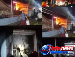 Dinas Damkarmat Deli Serdang Respons Cepat Padamkan Api Kebakaran Rumah Warga di Gang Durian-Desa Tembung