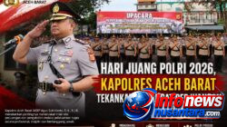 Hari Juang Polri 2026, Kapolres Aceh Barat Tekankan Semangat Perjuangan dan Pengabdian