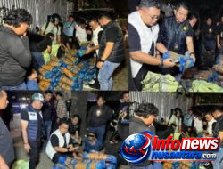 Kejar-Kejaran di Jalan AH. Nasution Medan, Polrestabes Medan Tabrak Mobil Pelaku Pengangkut 93 Kg Ganja dari Aceh