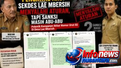 Publik Menunggu Ketegasan! Pengawas Akui Sekdes Lae Mbersih Menyalahi Aturan
