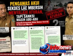Publik Menunggu Ketegasan! Pengawas Akui Sekdes Lae Mbersih Menyalahi Aturan