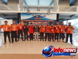 SENKOM KARANGANYAR ASAH KOMPETENSI RELAWAN DALAM LATIHAN GABUNGAN