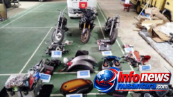 Bea Cukai Langsa Sita 3 Moge Ilegal dan Sparepart, Nilai Barang Capai Rp1,8 Miliar