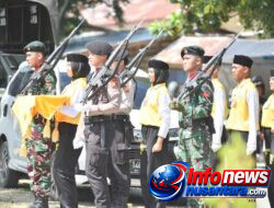 Polres Bireuen Ikuti Gladi Bersih Upacara HUT Ke-81 Republik Indonesia