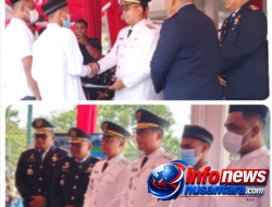 Dampingi Wali Kota Langsa, Kalapas Langsa Serahkan Remisi Kemerdekaan untuk 231 Narapidana