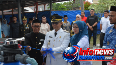 Wali Kota Langsa Jenguk Bayi Merah Putih dan Launching Inovasi Air Minum RO di RSUD