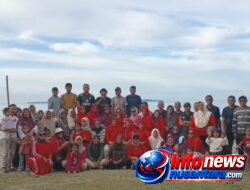 Gelorakan Spirit Nasionalisme, Warga Lorong Nangka Gelar Peringatan HUT RI ke-81 di Pantai Ganting