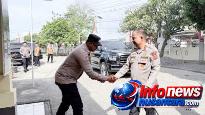 Kapolda Aceh Silaturahmi Cek Kesiapan Personel dan Mako Polsek Meurah Dua Polres Pidie Jaya