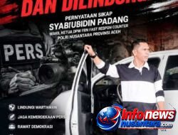 Pernyataan Sikap Syahbudin Padang: Pers Harus Aman, Merdeka, dan Dilindungi