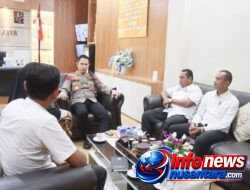 Plt. Kadispora Pidie Jaya Silaturahmi ke Kapolres Pidie Jaya, Perkuat Sinergi Pembinaan Pemuda dan Olahraga