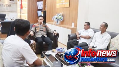 Plt. Kadispora Pidie Jaya Silaturahmi ke Kapolres Pidie Jaya, Perkuat Sinergi Pembinaan Pemuda dan Olahraga