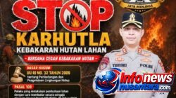 Polsek Polres Pidie Jaya Imbauan Cegah Karhutla