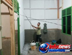 Lembur Hingga Larut Malam, Satgas TMMD Ke-129 Kebut Penyelesaian RTLH Milik Umar Amin