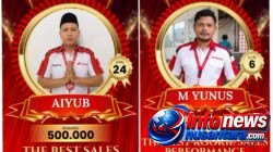 Aiyub dan M. Yunus Harumkan Nama Pidie, Sabet Penghargaan Sales Terbaik Area Sumut-Aceh