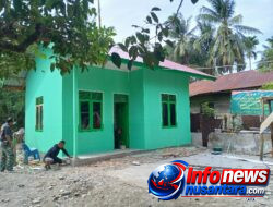Rehab 5 RTLH TMMD ke-129 Kodim 0102/Pidie Capai 80 Persen, Satgas Fokus Tuntaskan Pekerjaan Finishing