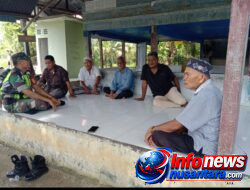 Babinsa Koramil 11/Bandar Baru Jalin Komsos dengan Warga Desa Lancang