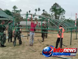 Jelang Penutupan TMMD ke-129, Satgas dan Warga Matangkan Persiapan Upacara