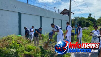 Lapas Kota Bakti Gelar Aksi Bersih Lingkungan Sambut HUT ke-81 RI