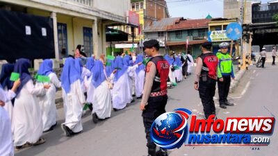 Polres Aceh Tengah Amankan Pawai Maulid Nabi, Arus Lalu Lintas Tetap Lancar