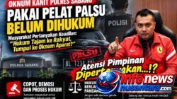 ​Oknum Kanit Polres Sabang Pakai Pelat Palsu Belum Dihukum, Masyarakat Pertanyakan Keadilan: Hukum Tajam ke Rakyat, Tumpul ke Oknum Aparat?