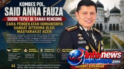 Kombes Pol. Said Anna Fauza, Sosok Tepat di Tanah Rencong, Cara Pendekatan Humanisnya Sangat Diterima Oleh Masyarakat Aceh
