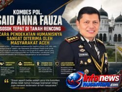 Kombes Pol. Said Anna Fauza, Sosok Tepat di Tanah Rencong, Cara Pendekatan Humanisnya Sangat Diterima Oleh Masyarakat Aceh