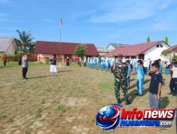 SMP Negeri 13 Langsa Gelar Program Pembinaan Karakter Siswa Bersama TNI dan POLRES