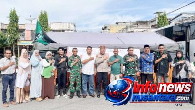Kapolres Bireuen Donor Darah Milad Ke-60 KORP Alumni Mahasiswa Islam Kahmi