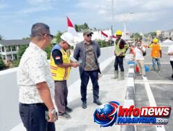 HRD Tinjau Jembatan Baru Kreung Tingkeum Kutablang, Berharap Ekonomi Masyarakat Kembali Normal