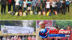 Hujan Tak Patahkan Semangat Warga Langsa Ikuti Car Free Day dan Baksoskes HUT TNI ke-81