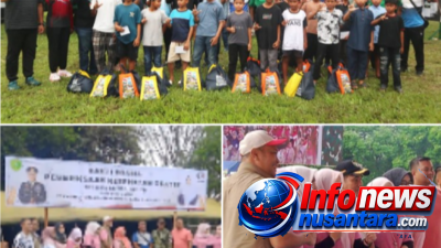 Hujan Tak Patahkan Semangat Warga Langsa Ikuti Car Free Day dan Baksoskes HUT TNI ke-81